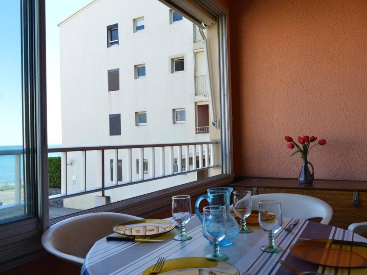 Appartement Vue Mer, 4 Couchages, Parking Prive, A 100M De La Plage Au Cap D'Agde - Fr-1-249-53 外观 照片